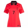 Camiseta de fútbol Corea Del Sur H M SON 7 Mujer 1ª equipación Copa Mundo 2022